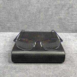 Giovani di Venezia MO Nelson Blue y2k Eyeglasses Navy Metal Rectangular Frames